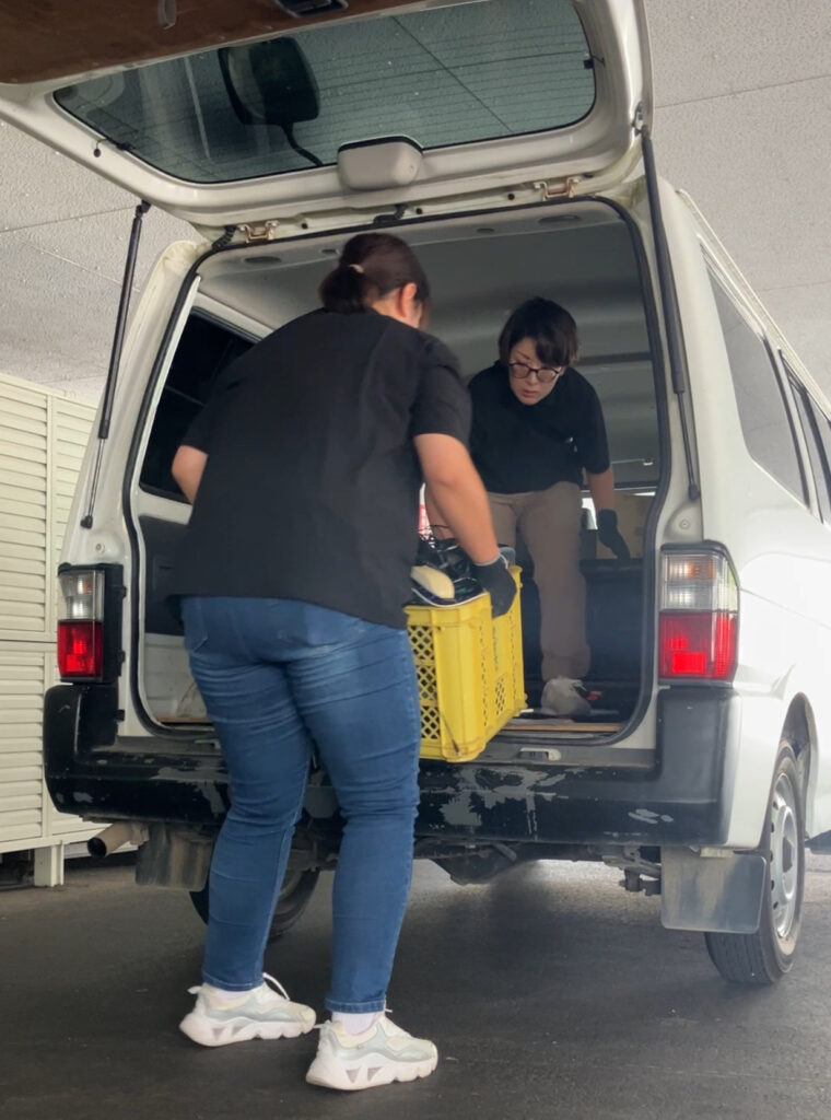 出張解体を行なっている